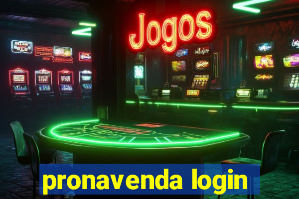 pronavenda login